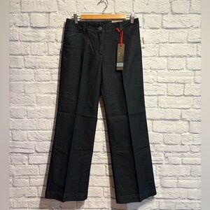 New Reitman’s “Contrast” Wide Leg Trouser Denim Size 8 Petite